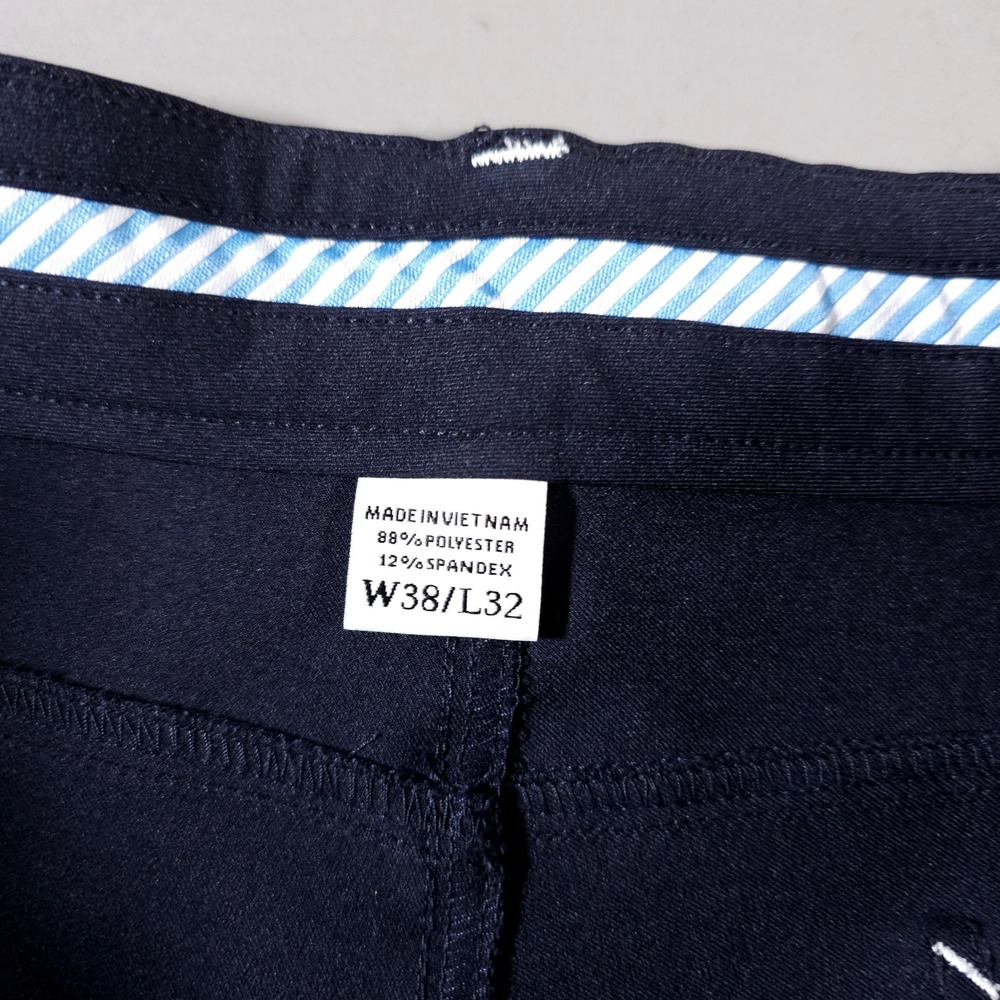 FootJoy Golf Pants Mens 38x32 Navy Blue Athletic Fit Performance Trousers - Picture 3 of 8